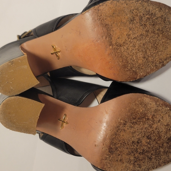 POUR LA VICTOIRE BLACK SLINGBACKS Sz 8.5 - Picture 9 of 12